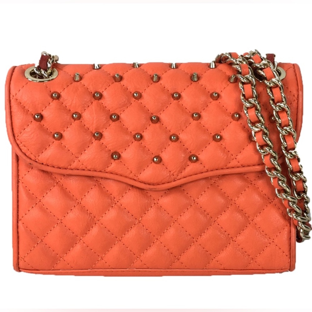 Rebecca Minkoff Quilted Stud Mini Affair Shoulder Bag with Chain Strap